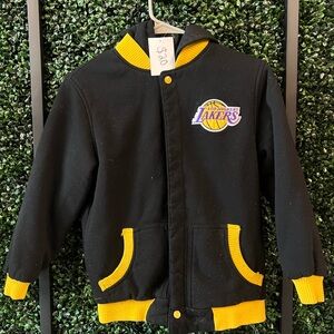 Black and Yellow Lakers Jacket
